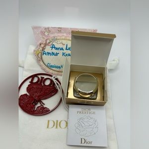 Dior prestige Eye cream mini  and rare red ornament